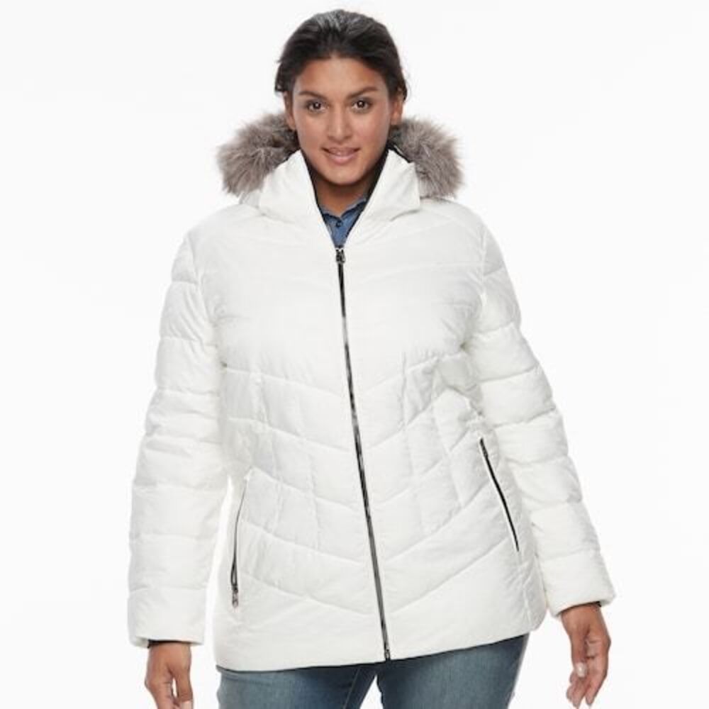 NWT Plus Size ZeroXposur Camryn Quilted Puffer Jacket 1X